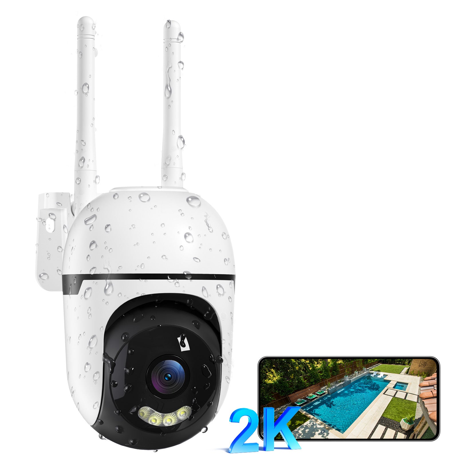 3MP PTZ Wireless Indoor Outdoor Mini Camera CCTV Network Security System Wifi Camera