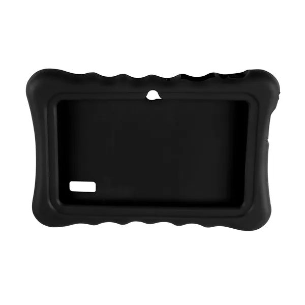 Shock-resistant Silicone Snap-on Case With Stand For 7' Tablets